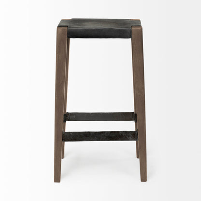 Mercana Nell Wooden Brown Leg Bar Stool