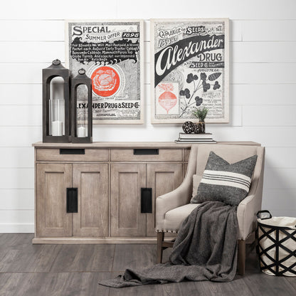 Mercana Braxton Solid Wood Sideboard