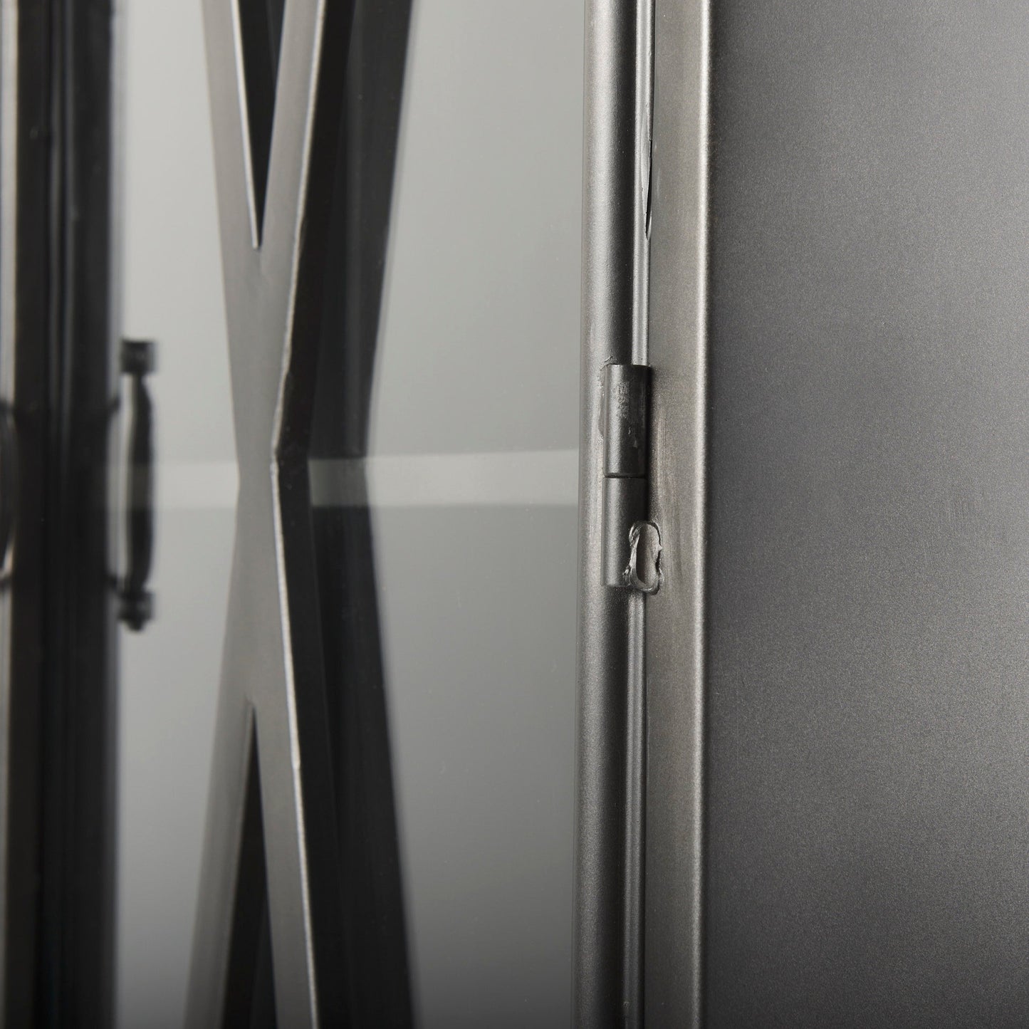 Poppy Metal Black Bookcase