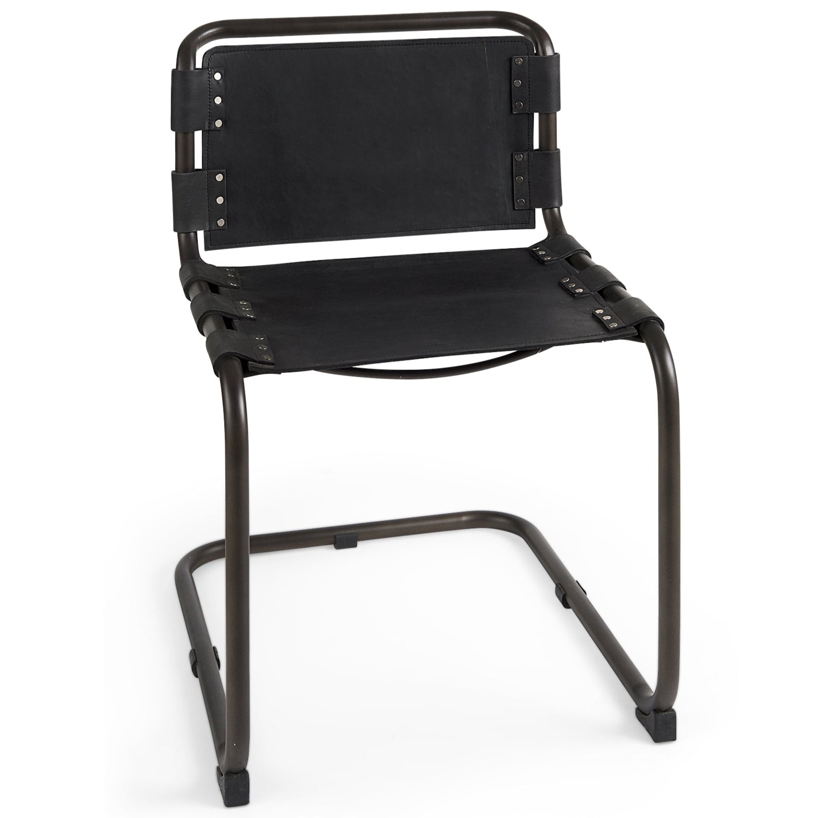 Mercana Berbick Leather Armless Dining Chair (Set of 2)