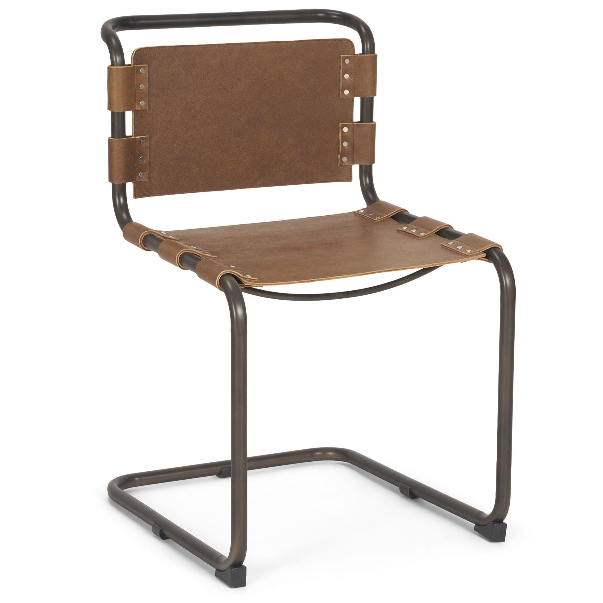 Mercana Berbick Leather Armless Dining Chair (Set of 2)