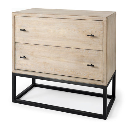 Mercana Ciara Two Drawers Wooden Accent Cabinet