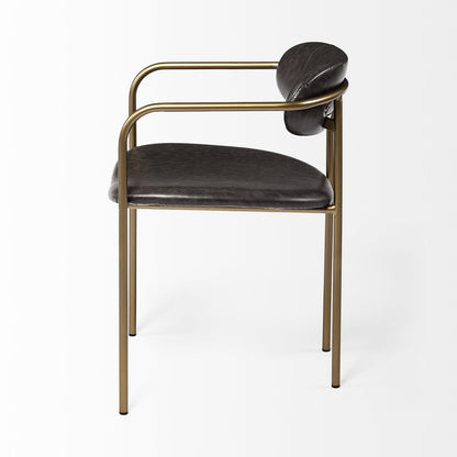 Mercana Parker Leather Dining Chair Set of 2