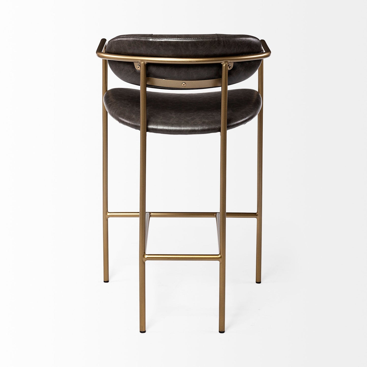 Parker Brown Faux Leather Counter Stool