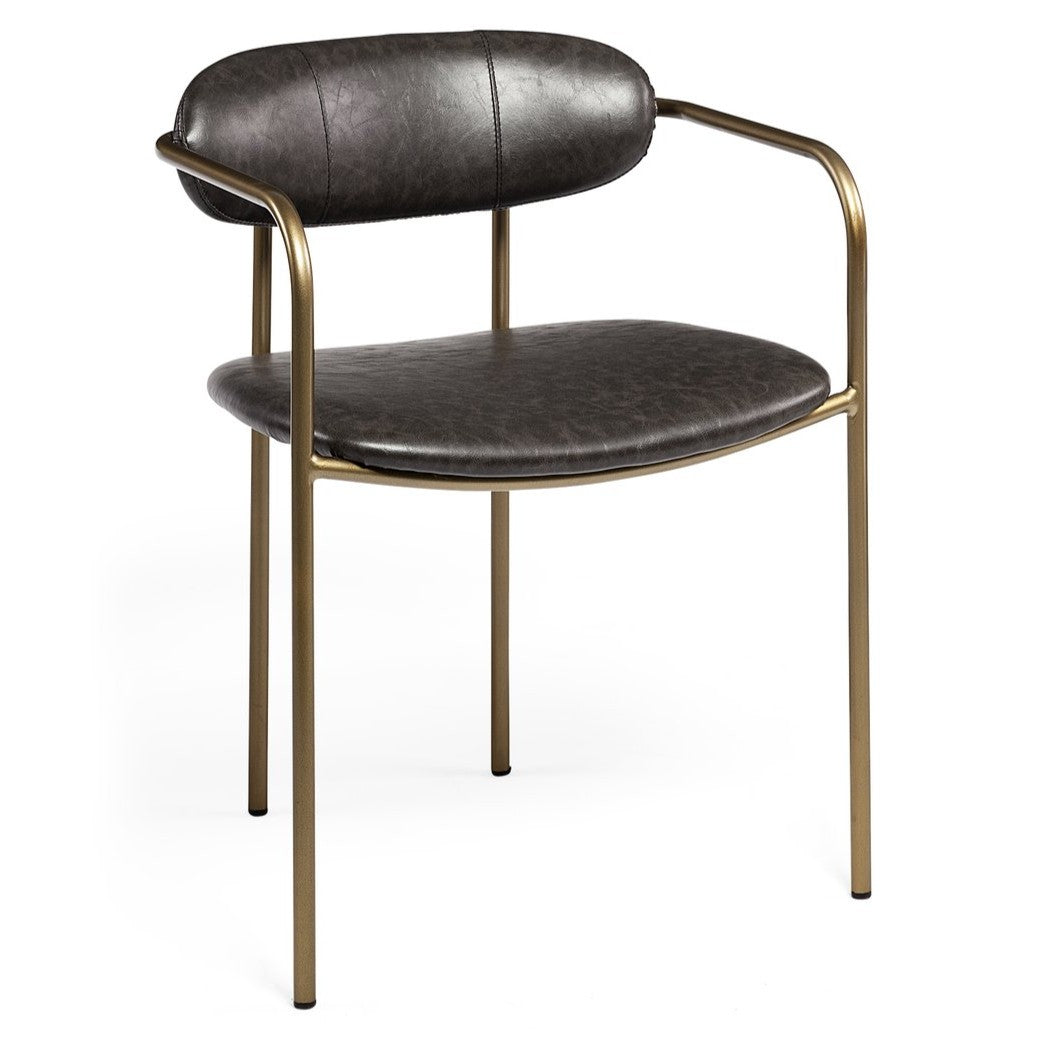 Mercana Parker Leather Dining Chair Set of 2