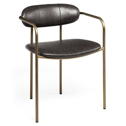 Mercana Parker Leather Dining Chair Set of 2