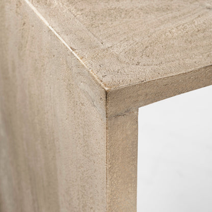 Aida Wooden Light Brown Barstool