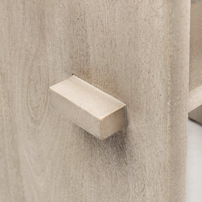 Aida Wooden Light Brown Barstool