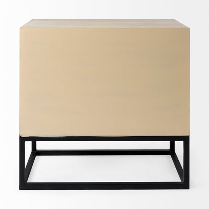 Mercana Ciara Two Drawers Wooden Accent Cabinet