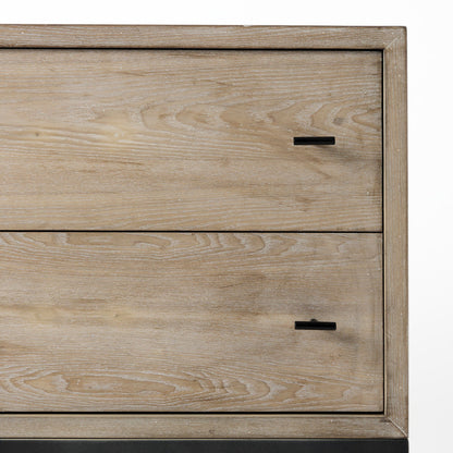Mercana Ciara Two Drawers Wooden Accent Cabinet