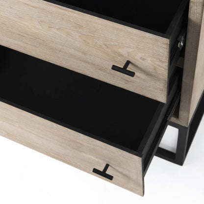 Mercana Ciara Two Drawers Wooden Accent Cabinet