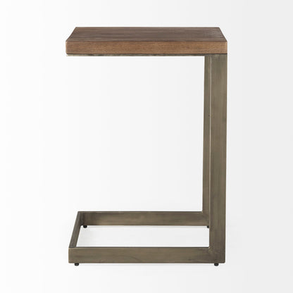 Mercana Faye Metal Base C Side Table
