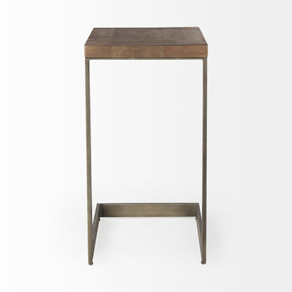 Mercana Faye Metal Base C Side Table
