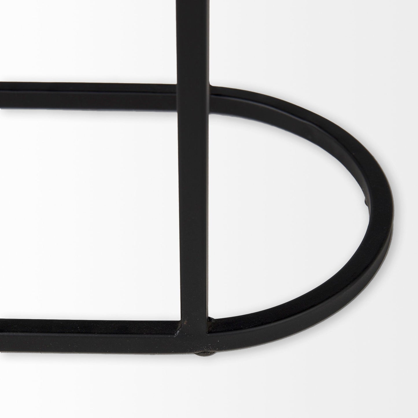 Mercana Celine Black Metal Frame Nesting Table (2PC)