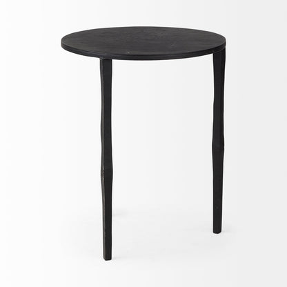 Timothy Black Iron Side Table