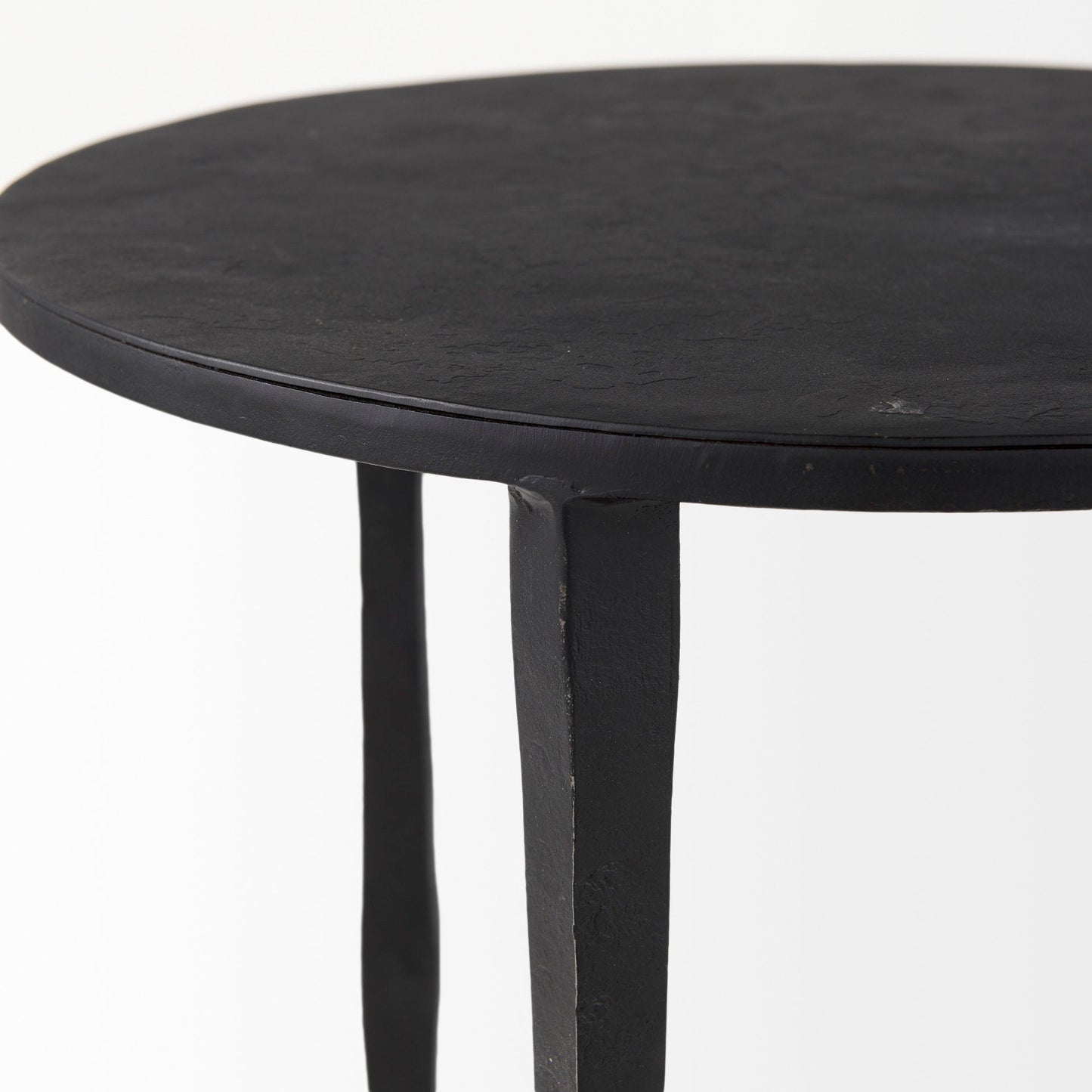Timothy Black Iron Side Table