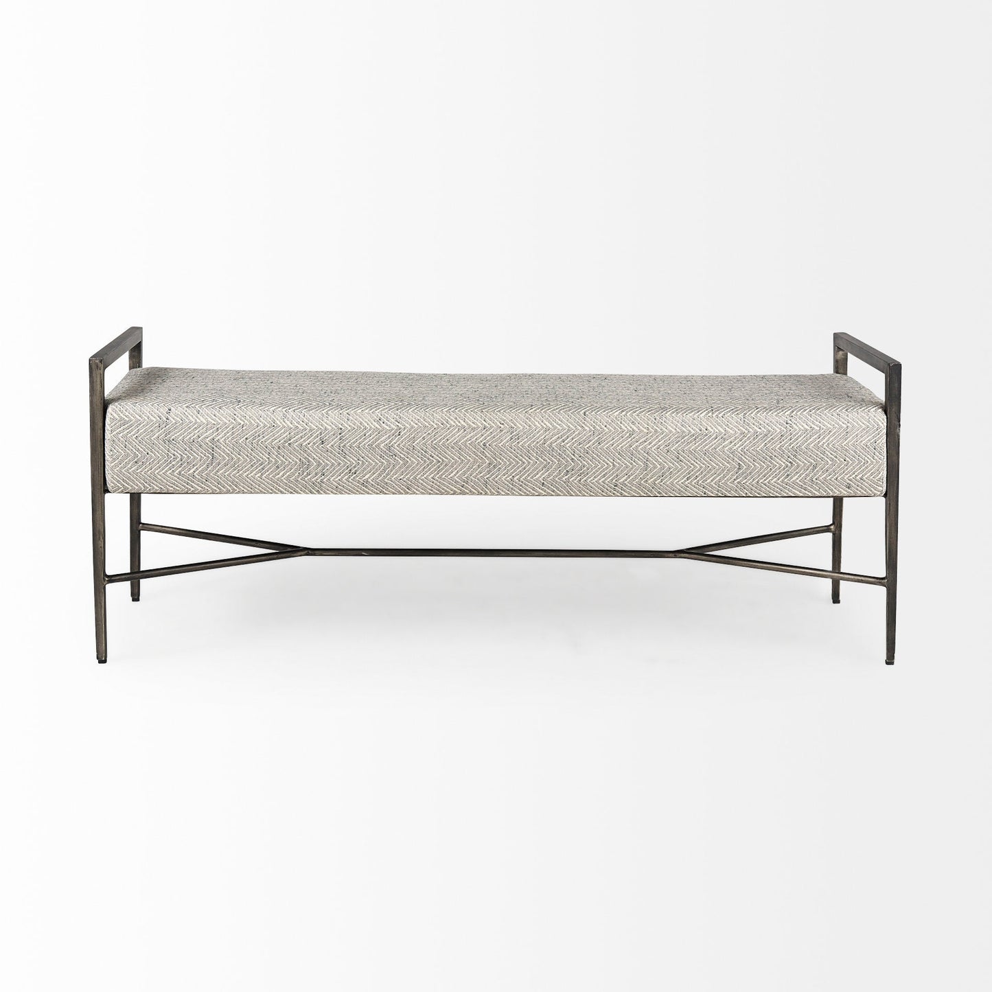 Charlotte Beige Fabric Bedroom Bench