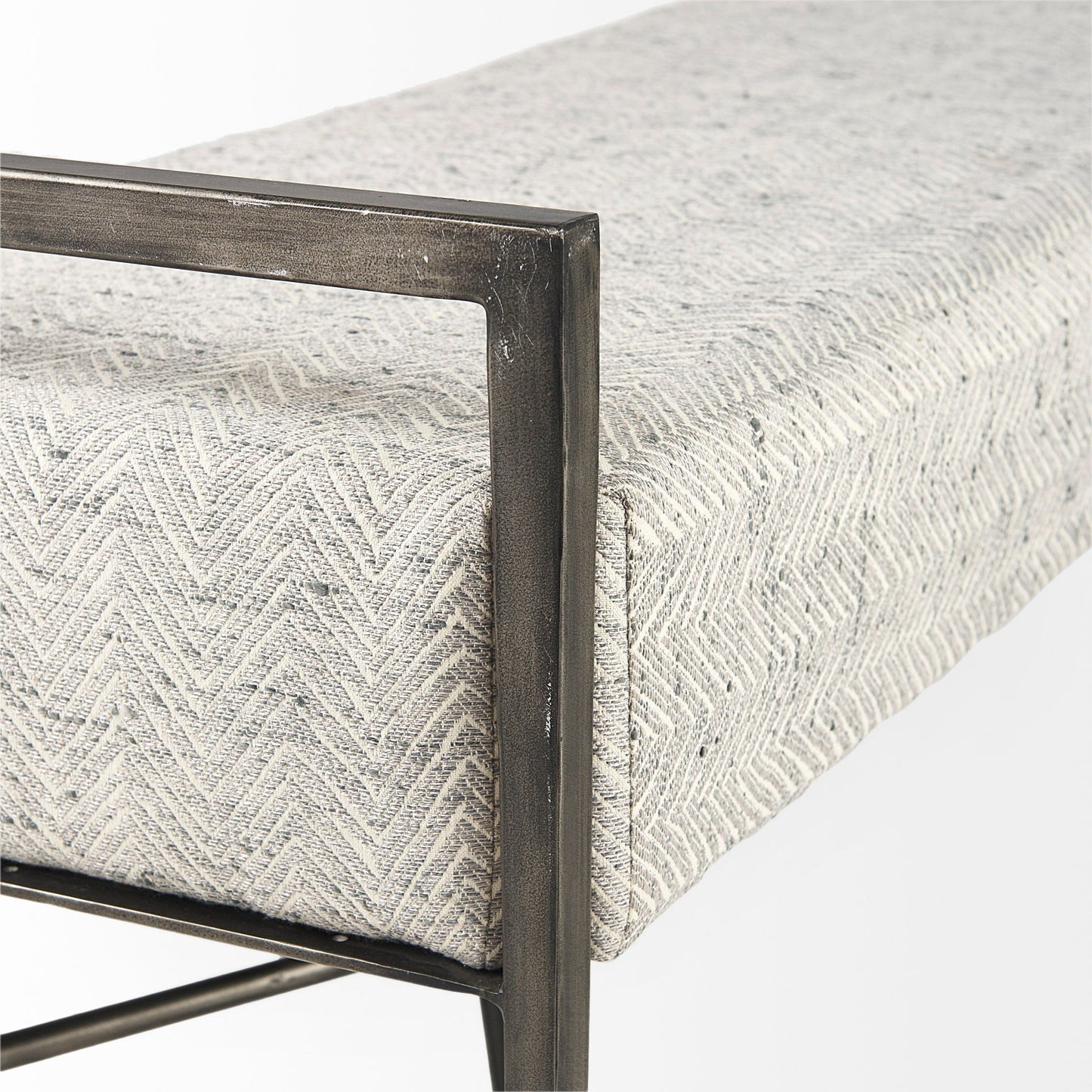 Charlotte Beige Fabric Bedroom Bench