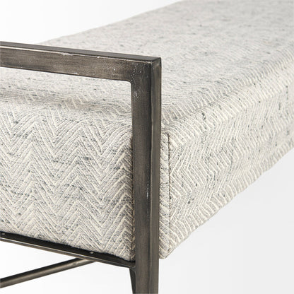 Charlotte Beige Fabric Bedroom Bench