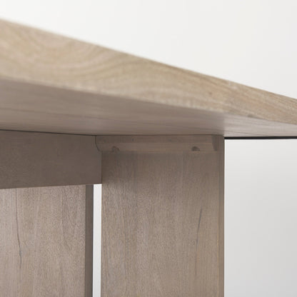 Mercana Aida Wooden Rectangular Dining Table