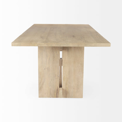 Mercana Aida Wooden Rectangular Dining Table