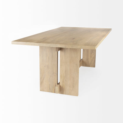 Mercana Aida Wooden Rectangular Dining Table