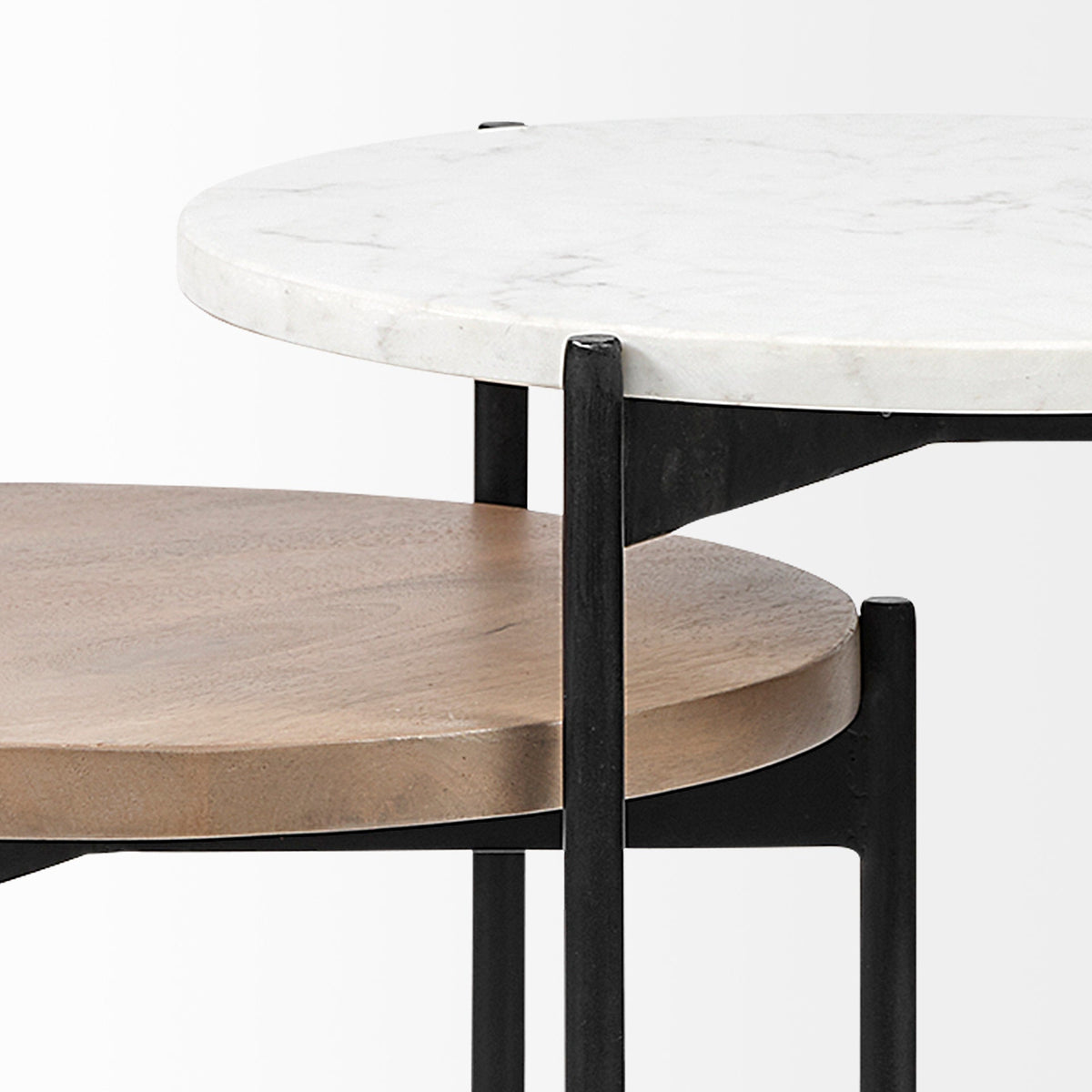 Mercana Larkin Wooden Nesting Table (Set of 2)