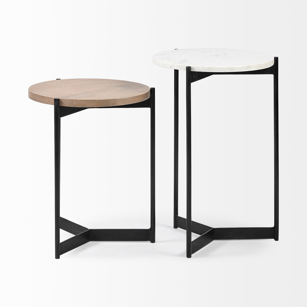 Mercana Larkin Wooden Nesting Table (Set of 2)