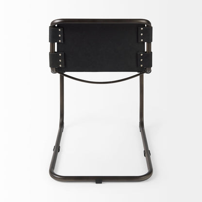 Mercana Berbick Leather Armless Dining Chair (Set of 2)