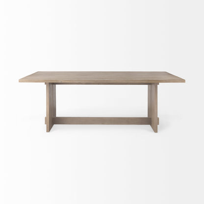 Mercana Aida Wooden Rectangular Dining Table