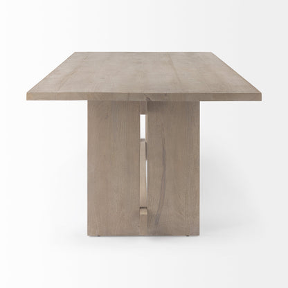 Mercana Aida Wooden Rectangular Dining Table