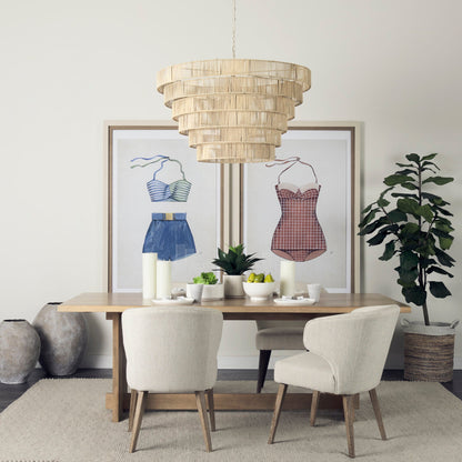 Mercana Aida Wooden Rectangular Dining Table