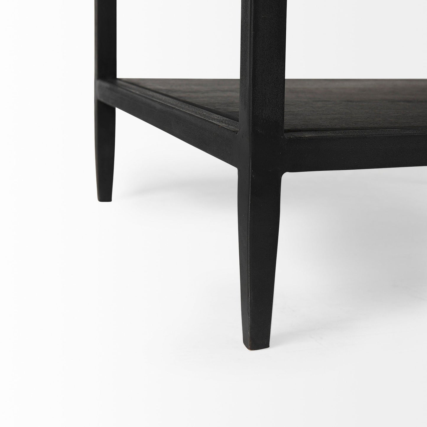 Mercana Divina White Marble Top Side Table
