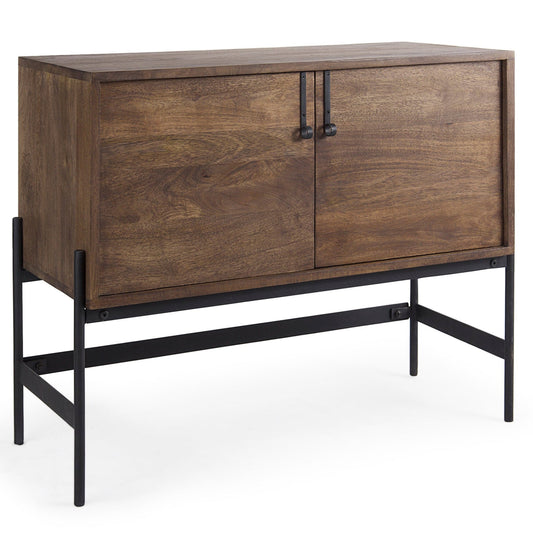 Mercana Glenn Two Doors Wooden Accent Cabinet