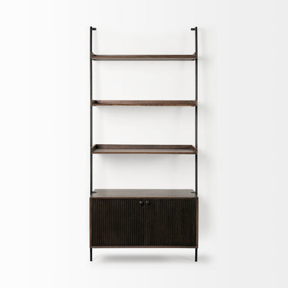 Grace Three Shelves Wooden Shelving Unit