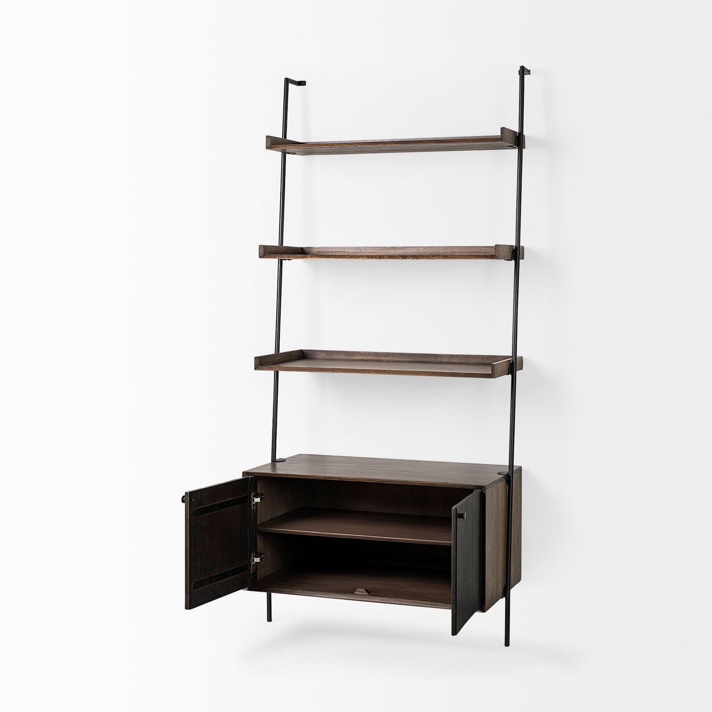 Grace Three Shelves Wooden Shelving Unit