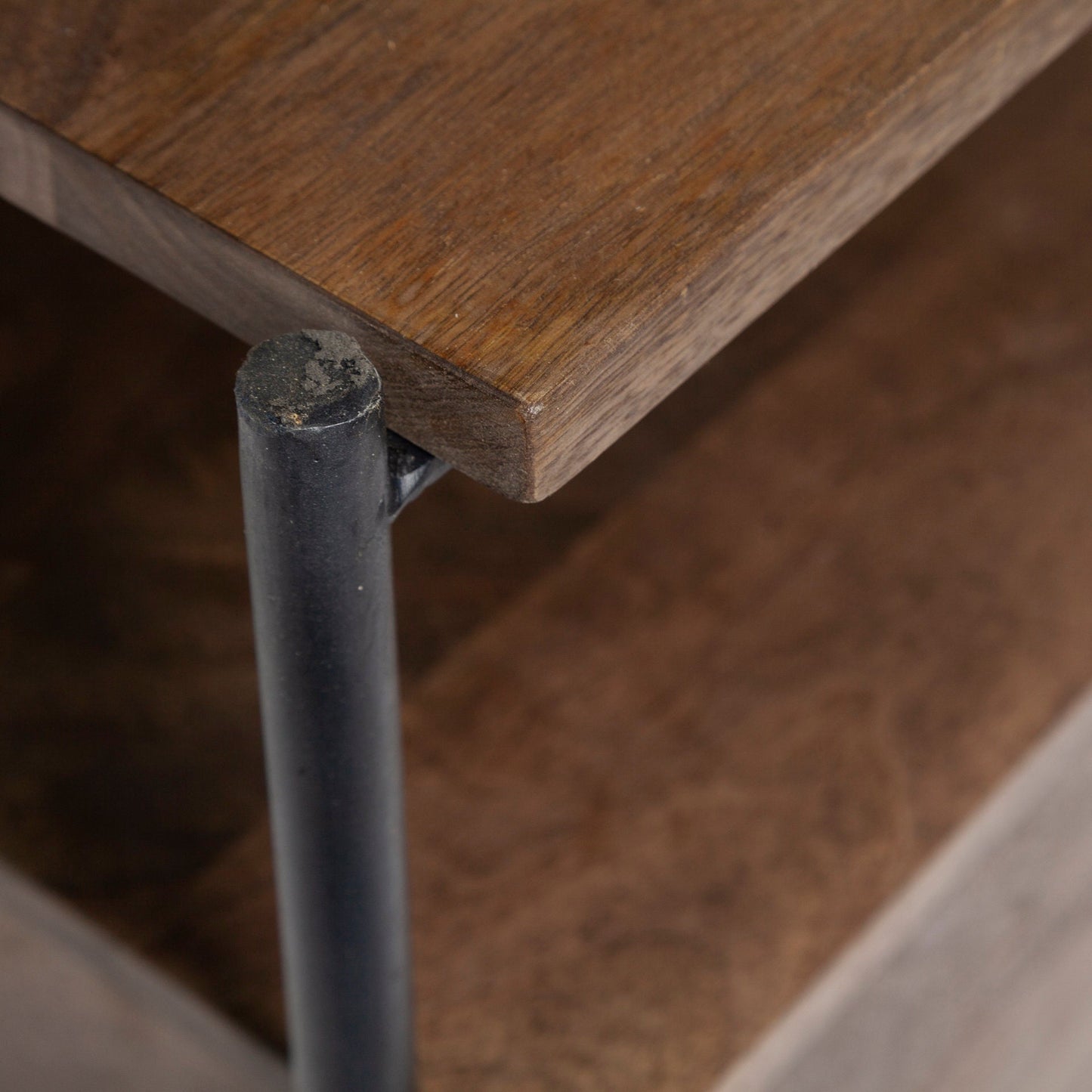 Mercana Glenn Wood Top Square Side Table