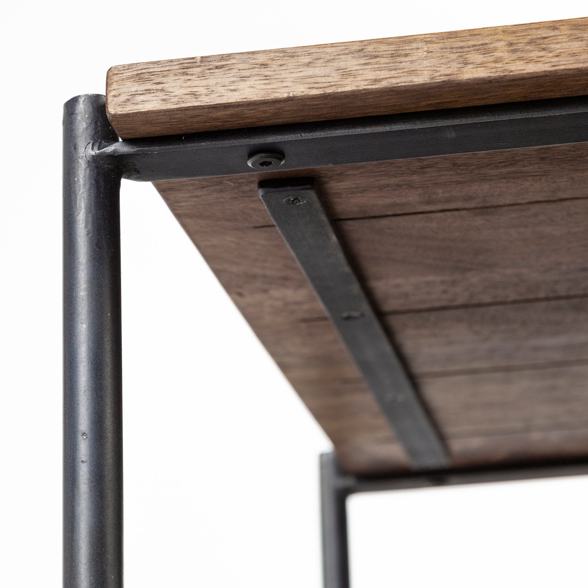 Mercana Glenn Wood Top Square Side Table