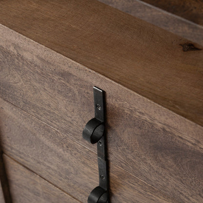 Glenn Three Drawers Wooden Office Desk