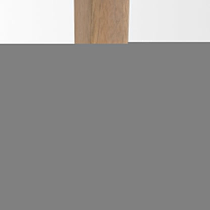 Mercana Cleaver Wood Top Round Accent Table