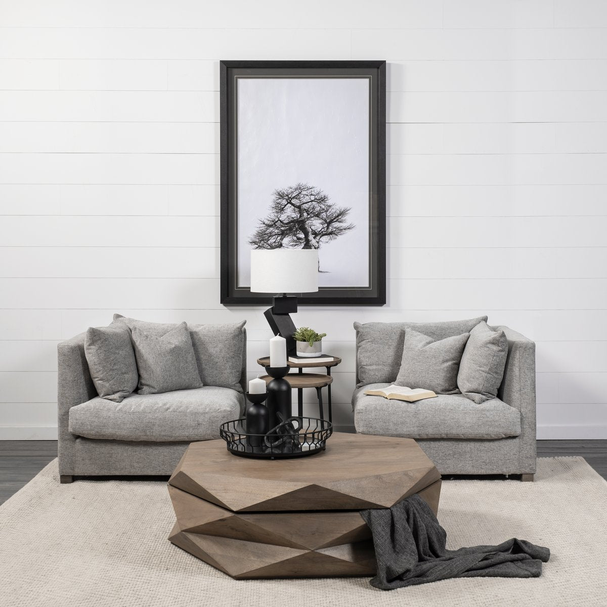 Mercana Valence Fabric Modular Sofa
