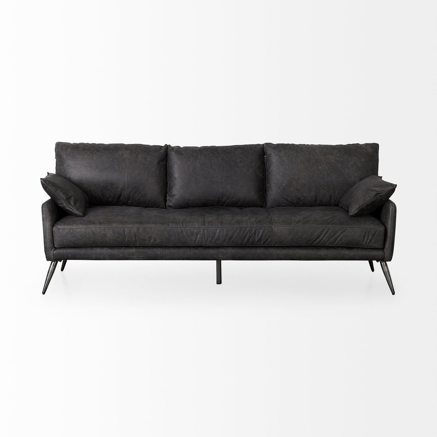 Mercana Cochrane Top Grain Leather Three Seater Sofa