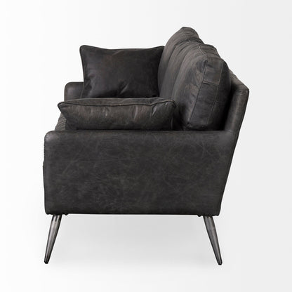 Mercana Cochrane Top Grain Leather Three Seater Sofa