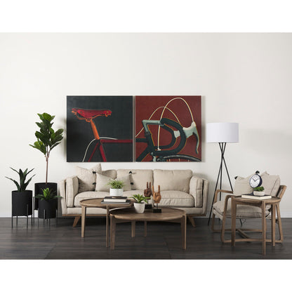 Mercana Brooks Faux Leather Three Seater Sofa