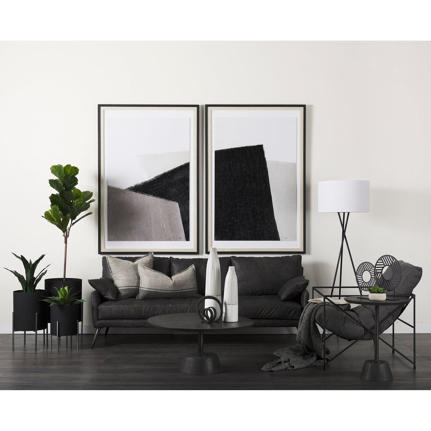 Mercana Cochrane Top Grain Leather Three Seater Sofa