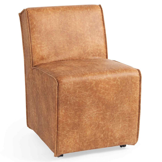 Mercana Damon Leather Dining Chair (Set of 2)