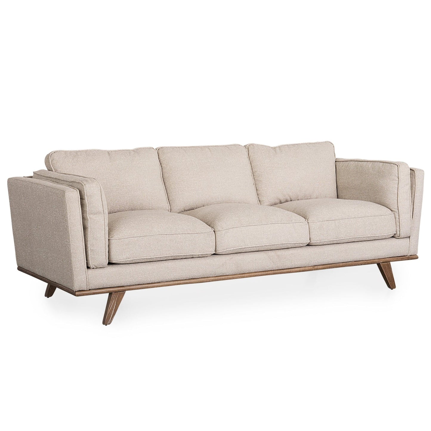 Mercana Brooks Faux Leather Three Seater Sofa
