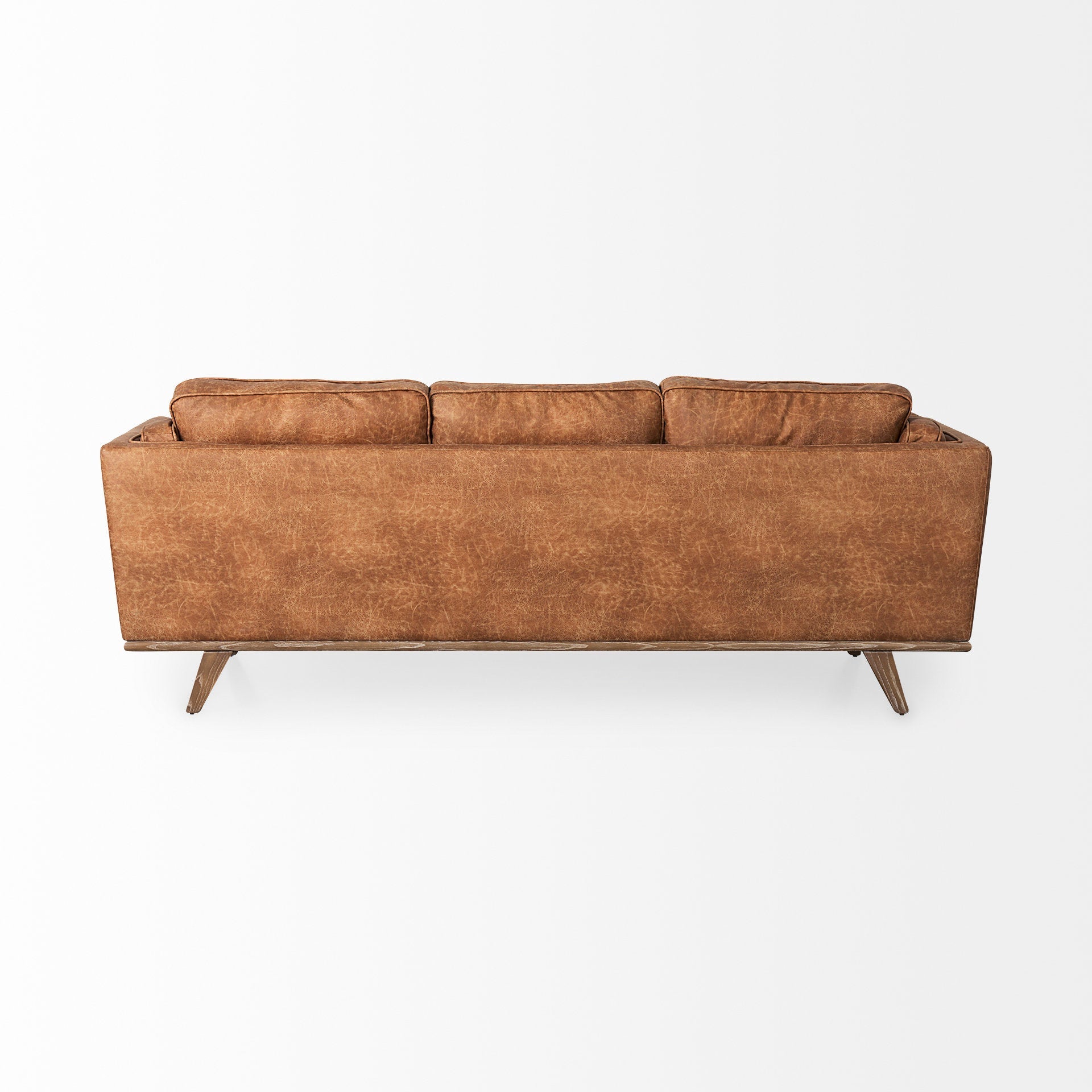 Mercana Brooks Faux Leather Three Seater Sofa