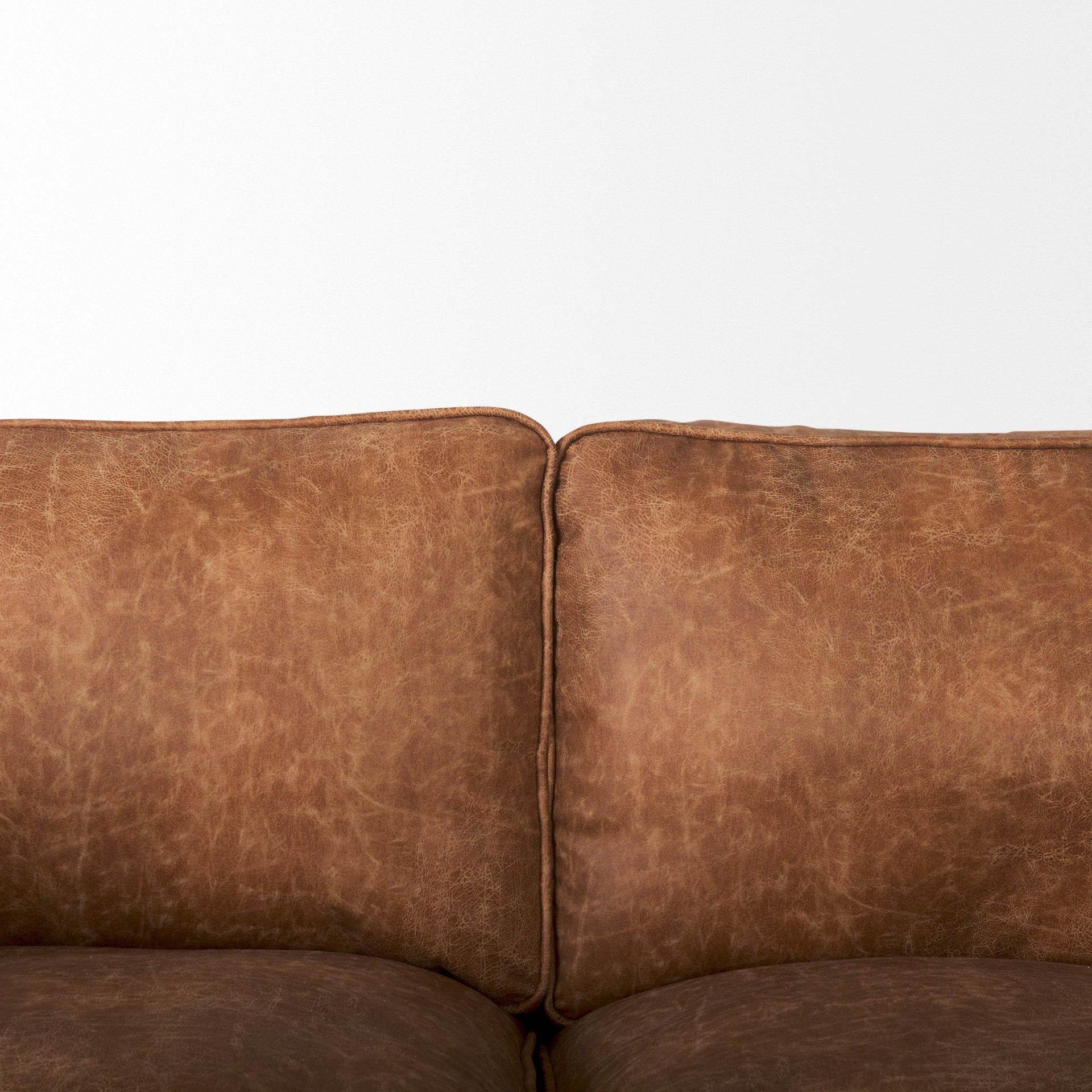 Mercana Brooks Faux Leather Three Seater Sofa