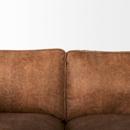 Mercana Brooks Faux Leather Three Seater Sofa